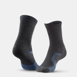 Quechua 2 Paires De Chaussettes De Randonnée Tiges Hautes Enfant Crossocks Noir Gris -Quechua 2 paires de chaussettes de randonnee tiges hautes enfant crossocks noir gris 8