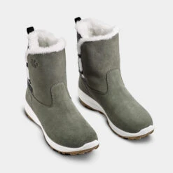 Quechua Bottes De Neige Chaudes Imperméables De Randonnée - SH500 Cuir- Femme 11 Quechua Bottes De Neige Chaudes Imperméables De Randonnée - SH500 Cuir- Femme -Quechua bottes de neige chaudes impermeables de randonnee sh500 cuir femme 4