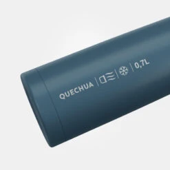 Quechua Bouteille Isotherme Inox 0,7L Avec Gobelet Pour La Randonnée - Bleu -Quechua bouteille isotherme inox 07l avec gobelet pour la randonnee bleu 2
