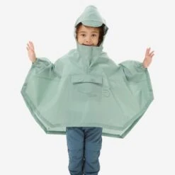 Quechua Cape De Pluie MH100 2-6 Ans VERTE