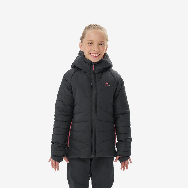 Quechua DOUDOUNE DE RANDONNÉE - HYBRIDE GRIS FONCE - ENFANT 7-15 ANS 1 Quechua DOUDOUNE DE RANDONNÉE - HYBRIDE GRIS FONCE - ENFANT 7-15 ANS