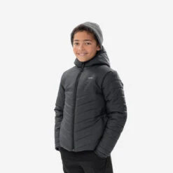 Quechua DOUDOUNE DE RANDONNÉE - HYBRIDE NOIRE - ENFANT 7-15 ANS