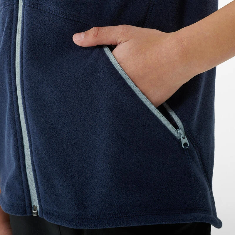 Quechua GILET POLAIRE - MH150 BLEU GRIS - ENFANT 7-15 ANS 4 Quechua GILET POLAIRE - MH150 BLEU GRIS - ENFANT 7-15 ANS – Image 4