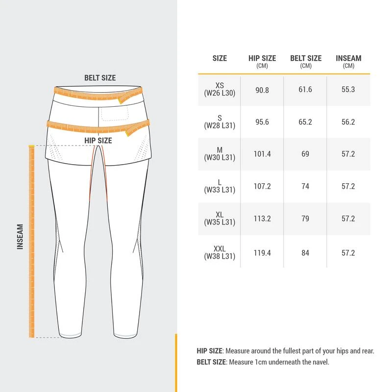 Quechua Legging Short Ultra Léger - Randonnée Rapide - FH900 Bleu - Femme 3 Quechua Legging Short Ultra Léger - Randonnée Rapide - FH900 Bleu - Femme – Image 3