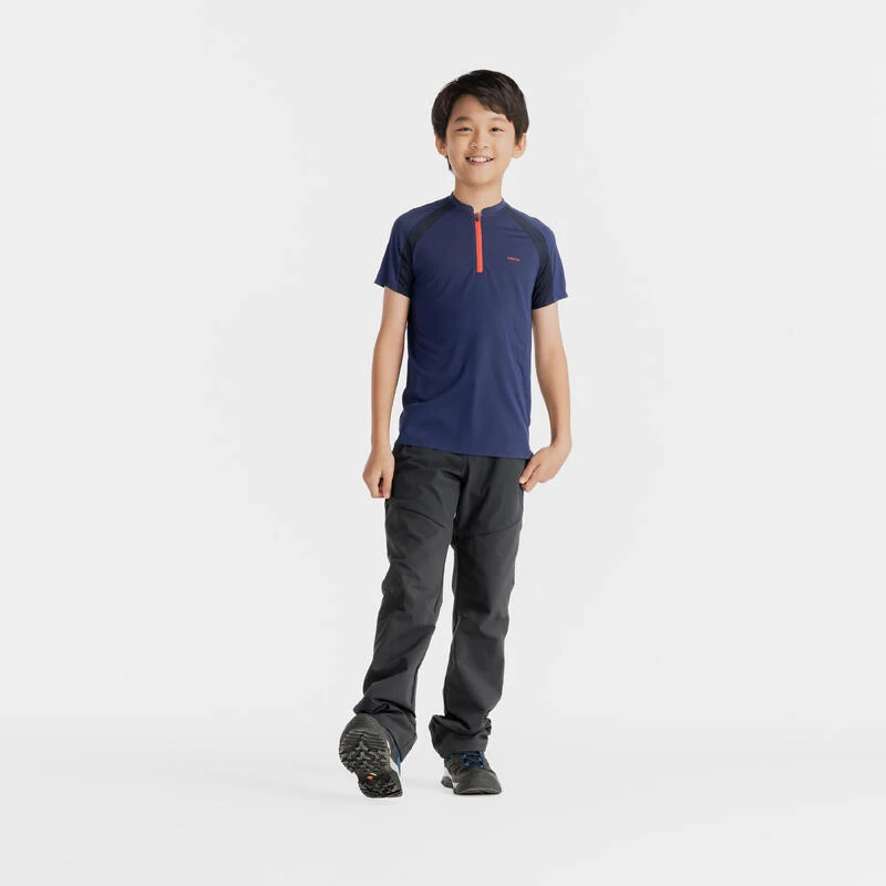 Quechua Pantalon De Randonnée Softshell - MH550 Noir - Enfant 7-15 Ans 1 Quechua Pantalon De Randonnée Softshell - MH550 Noir - Enfant 7-15 Ans