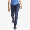 Quechua Pantalon Ultra Léger De Randonnée Rapide Femme FH500 Bleu.