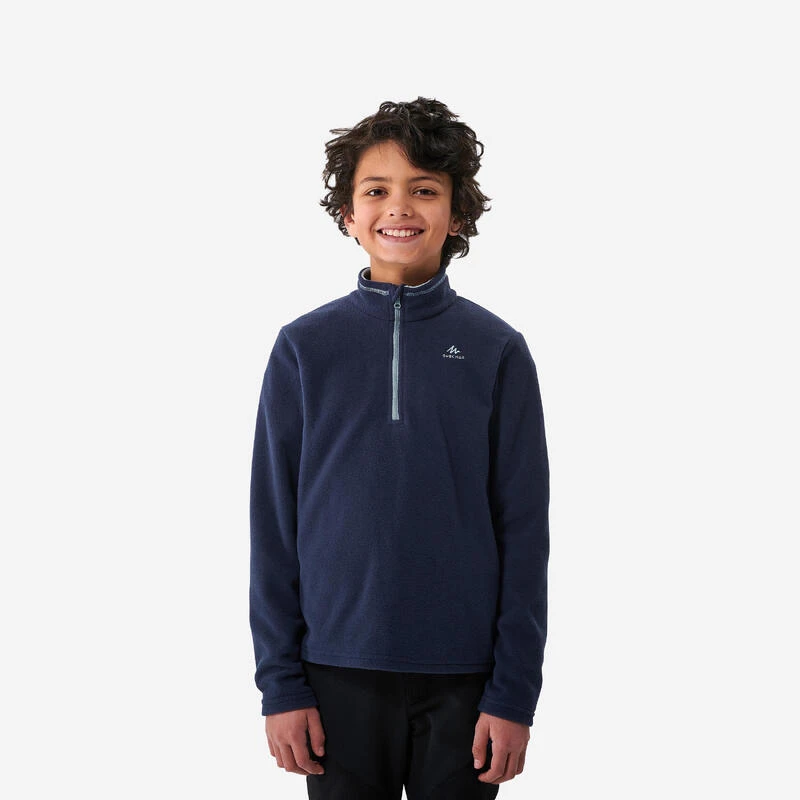 Quechua Polaire De Randonnée - MH100 Bleue - Enfant 7-15 Ans 1 Quechua Polaire De Randonnée - MH100 Bleue - Enfant 7-15 Ans