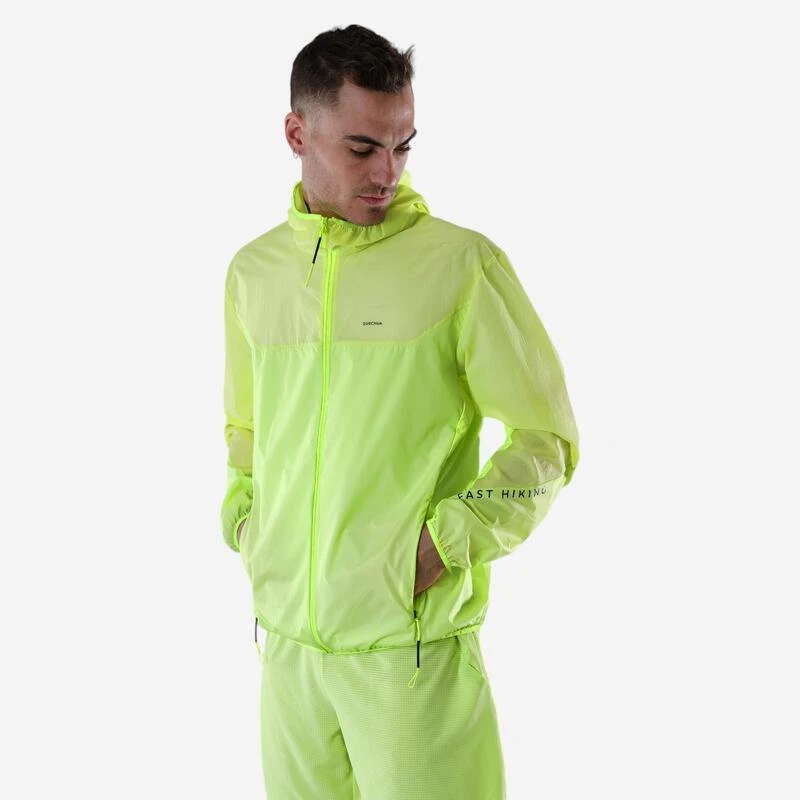 Quechua Short De Randonnée Rapide FH 900 Homme Jaune. 3 Quechua Short De Randonnée Rapide FH 900 Homme Jaune. – Image 3