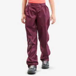 Quechua Surpantalon De Randonnée - MH500 Violet - Enfant 7-15 Ans