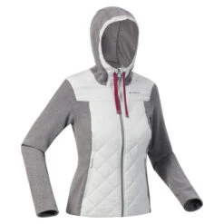 Quechua Sweat à Capuche De Randonnée - NH100 Hybrid - Femme -Quechua sweat a capuche de randonnee nh100 hybrid femme 4