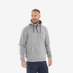 Quechua Sweat à Capuche De Randonnée - NH150 1/2 Zip Homme