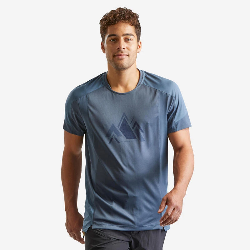 Quechua T-shirt De Randonnée Manches Courtes En Synthétique - Homme - MH500 1 Quechua T-shirt De Randonnée Manches Courtes En Synthétique - Homme - MH500