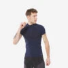 Quechua T-shirt De Randonnée Manches Courtes En Synthétique - MH900 - Homme