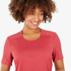 Quechua T-shirt De Randonnée Manches Courtes - MH500 - Femme -Quechua t shirt de randonnee manches courtes mh500 femme 2