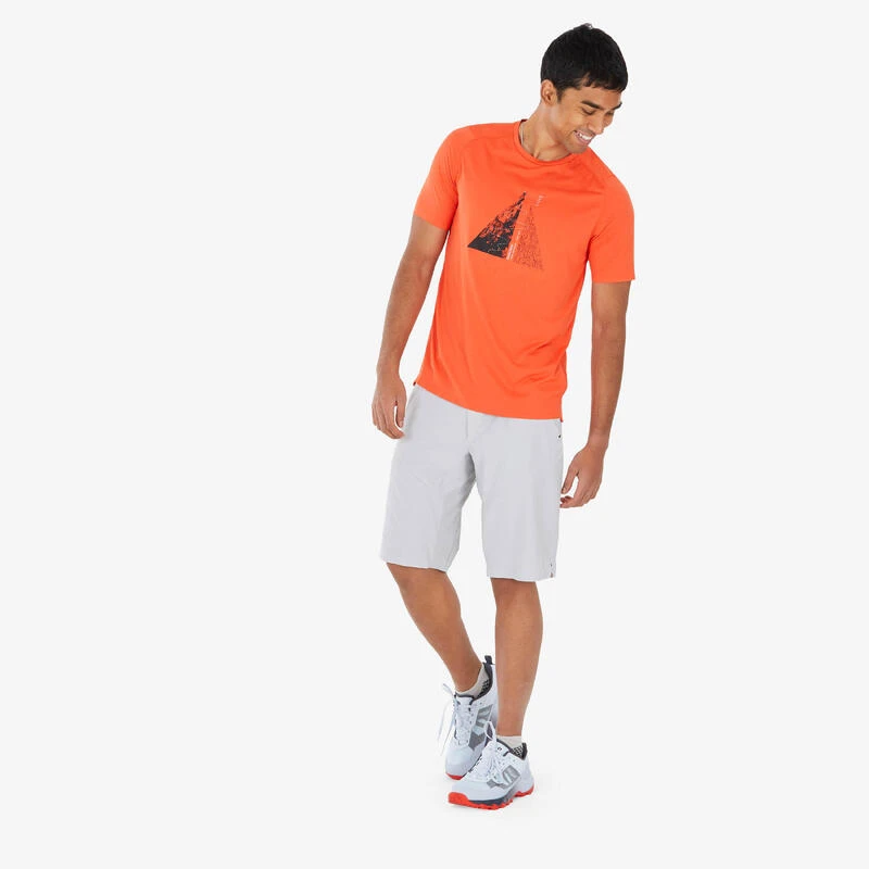 Quechua T-shirt De Randonnée Manches Courtes - MH500 - Homme 3 Quechua T-shirt De Randonnée Manches Courtes - MH500 - Homme – Image 3