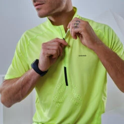 Quechua T-shirt Manches Courtes De Randonnée Rapide Homme FH500 Citron 5 Quechua T-shirt Manches Courtes De Randonnée Rapide Homme FH500 Citron -Quechua t shirt manches courtes de randonnee rapide homme fh500 citron 2