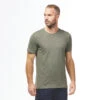 Quechua T-shirt NH500 Fresh Rec Khaki Men