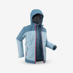 Quechua VESTE 3en1 CHAUDE ET IMPERMÉABLE RANDONNÉE -SH500 MTN -10°C - ENFANT 7-15 ANS
