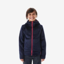 Quechua Veste Polaire Chaude De Randonnée - MH500 Bleue Marine - Enfant 7-15 Ans