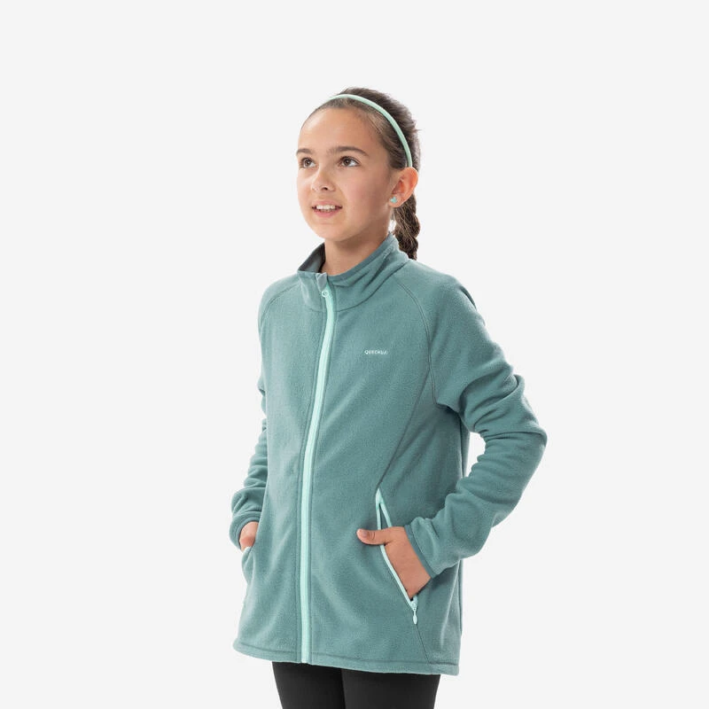 Quechua Veste Polaire De Randonnée - MH150 Vert Foncé - Enfant 7-15 Ans 1 Quechua Veste Polaire De Randonnée - MH150 Vert Foncé - Enfant 7-15 Ans