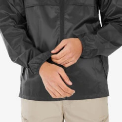 Quechua VESTE RAINCUT FULLZIP NOIRE H -Quechua veste raincut fullzip noire h 5