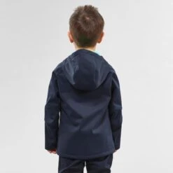 Quechua Veste Softshell De Randonnée - MH550 Bleu Marine - Enfant 2 - 6 Ans -Quechua veste softshell de randonnee mh550 bleu marine enfant 2 6 ans 2