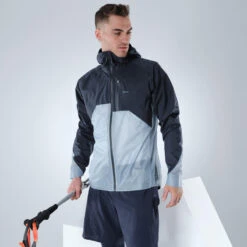 Quechua Veste Ultra Légère De Randonnée Rapide FH 900 Homme Bleu Grise. -Quechua veste ultra legere de randonnee rapide fh 900 homme bleu grise 2